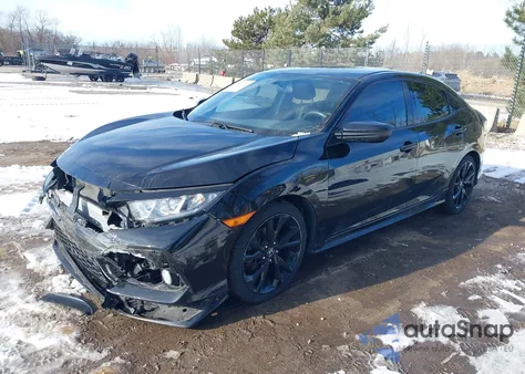 2018 Honda Civic Sport from USA, damaged, VIN SHHFK7H47JU228888